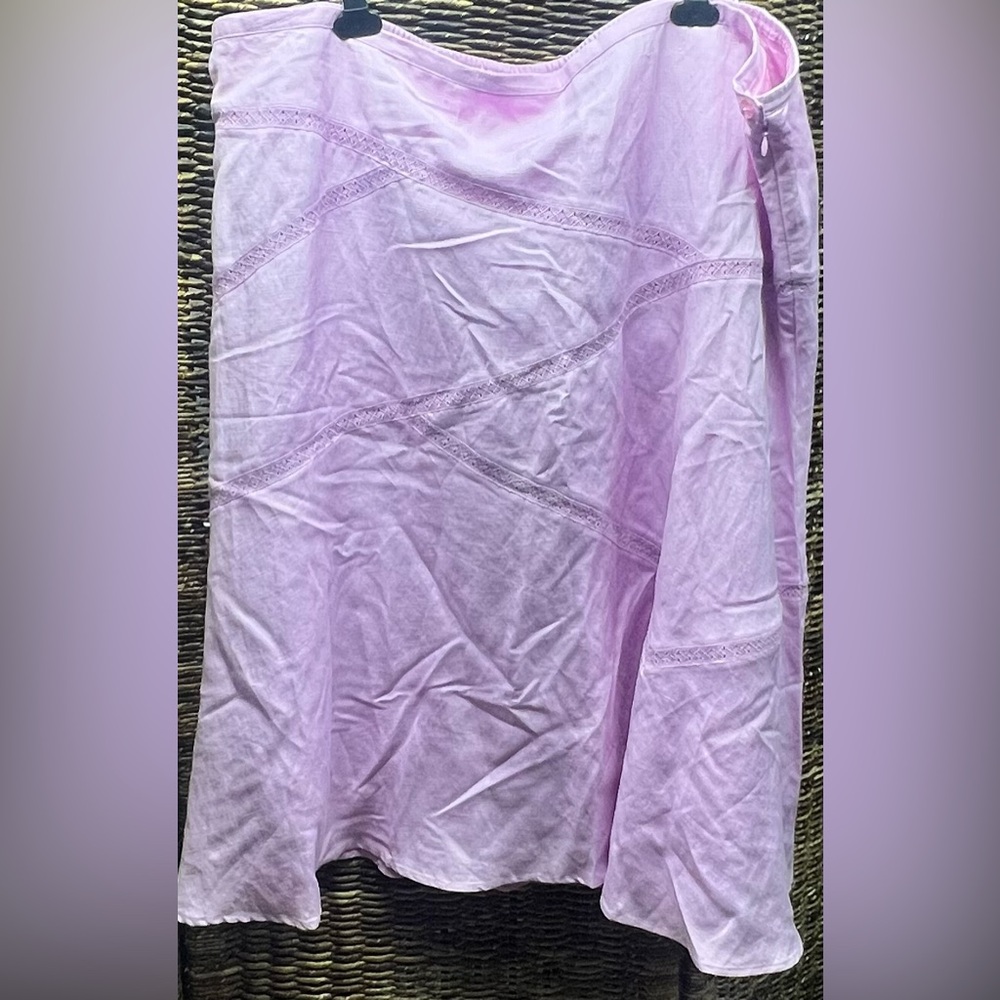 Lane Bryant- Lightโ purple, Linen Blend Skirt- New with tags, 22/24
